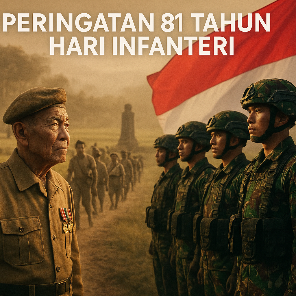 Peringatan 81 Tahun Hari Infanteri: Refleksi Perjalanan Panjang Pasukan Kaki Telanjang hingga Pasukan Andalan
