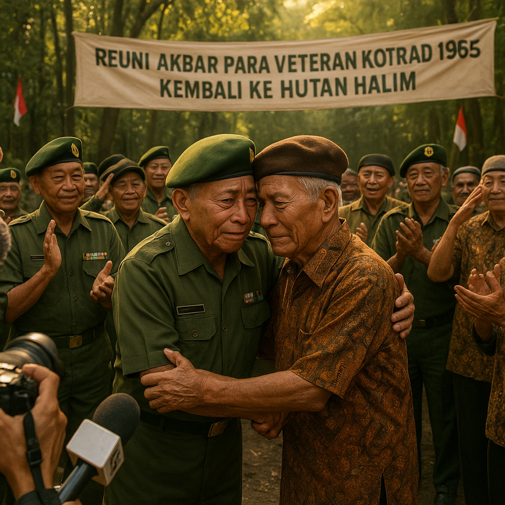 Reuni Akbar Para Veteran Kostrad 1965, Kembali ke Hutan Halim dengan Semangat Sumpah Pemuda