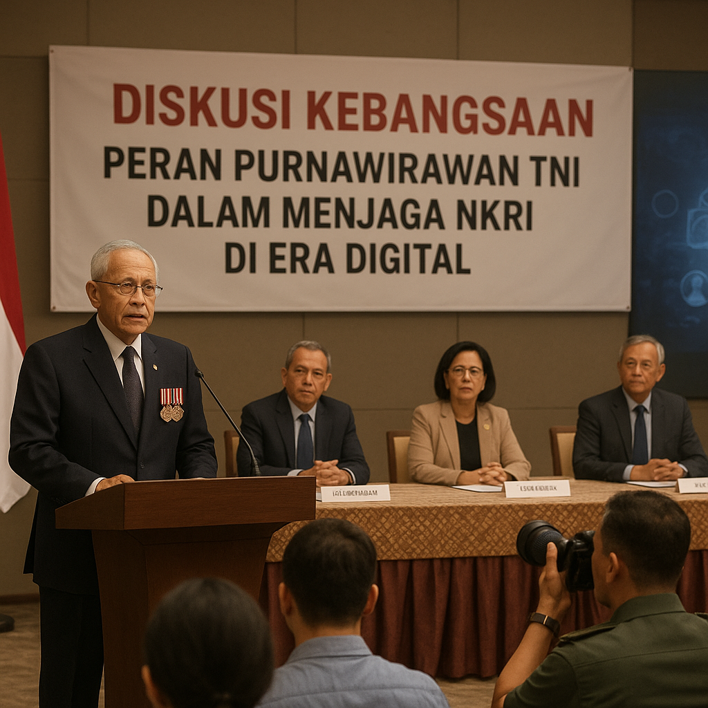 Diskusi Kebangsaan: Peran Purnawirawan TNI dalam Menjaga NKRI di Era Digital