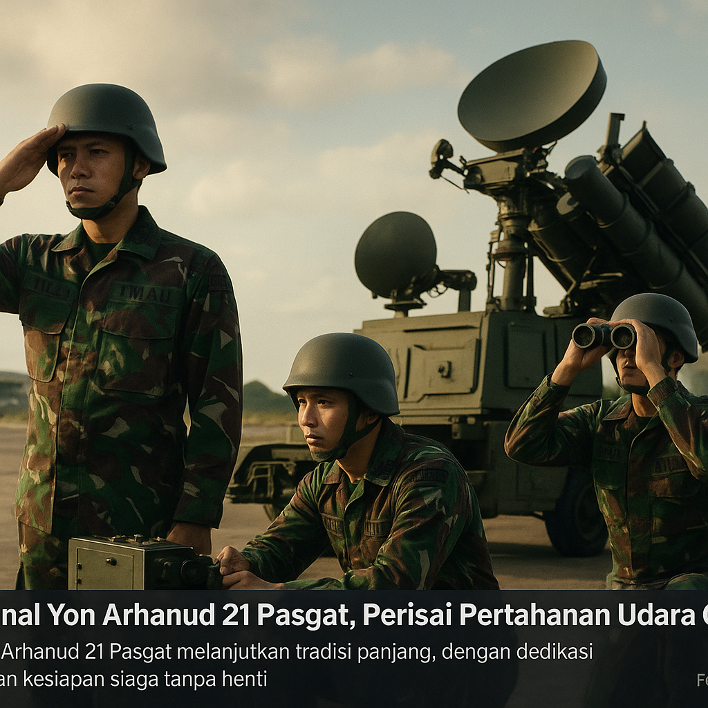 Mengenal Yon Arhanud 21 Pasgat, Perisai Pertahanan Udara Canggih TNI AU