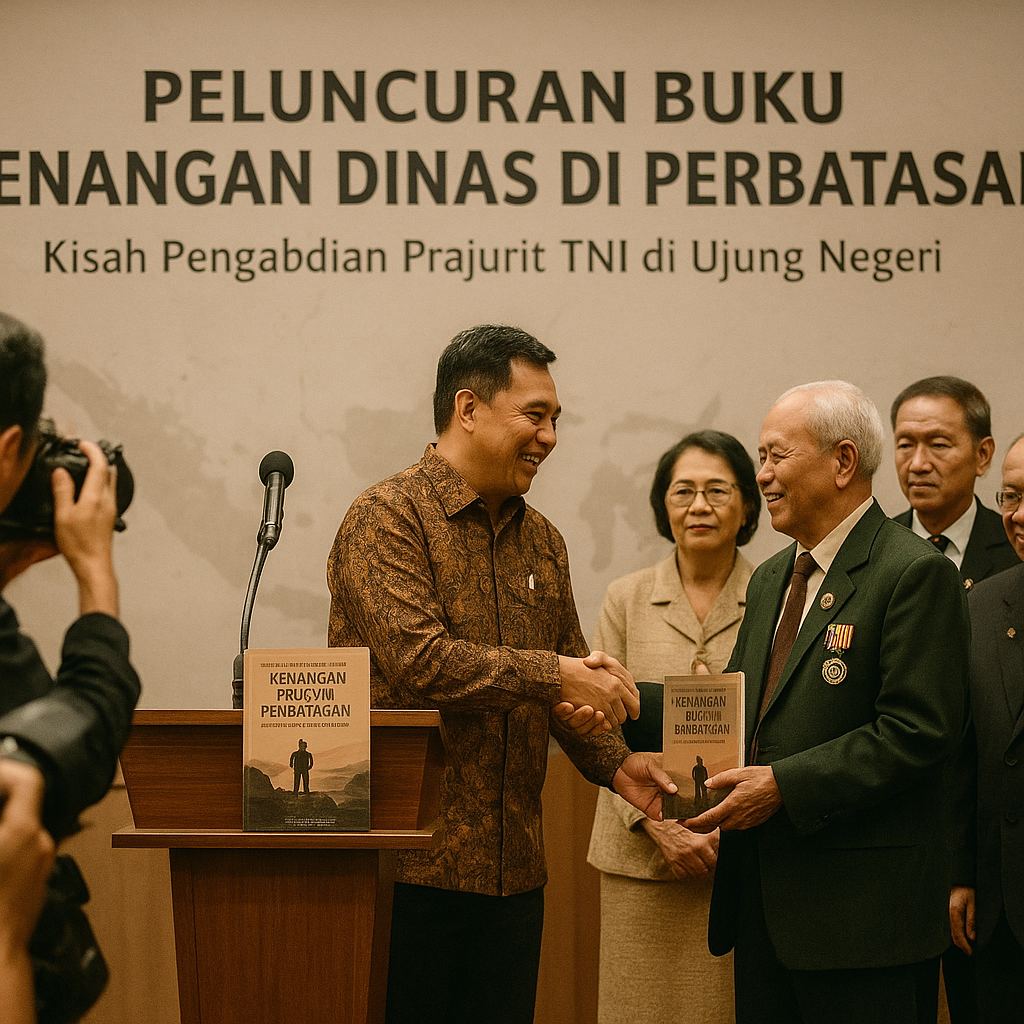 Peluncuran Buku 'Kenangan Dinas di Perbatasan', Kisah Pengabdian Prajurit TNI di Ujung Negeri