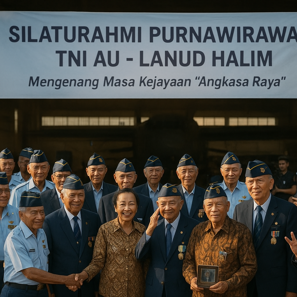 Silaturahmi Purnawirawan TNI AU Lanud Halim, Mengenang Masa Kejayaan 'Angkasa Raya'