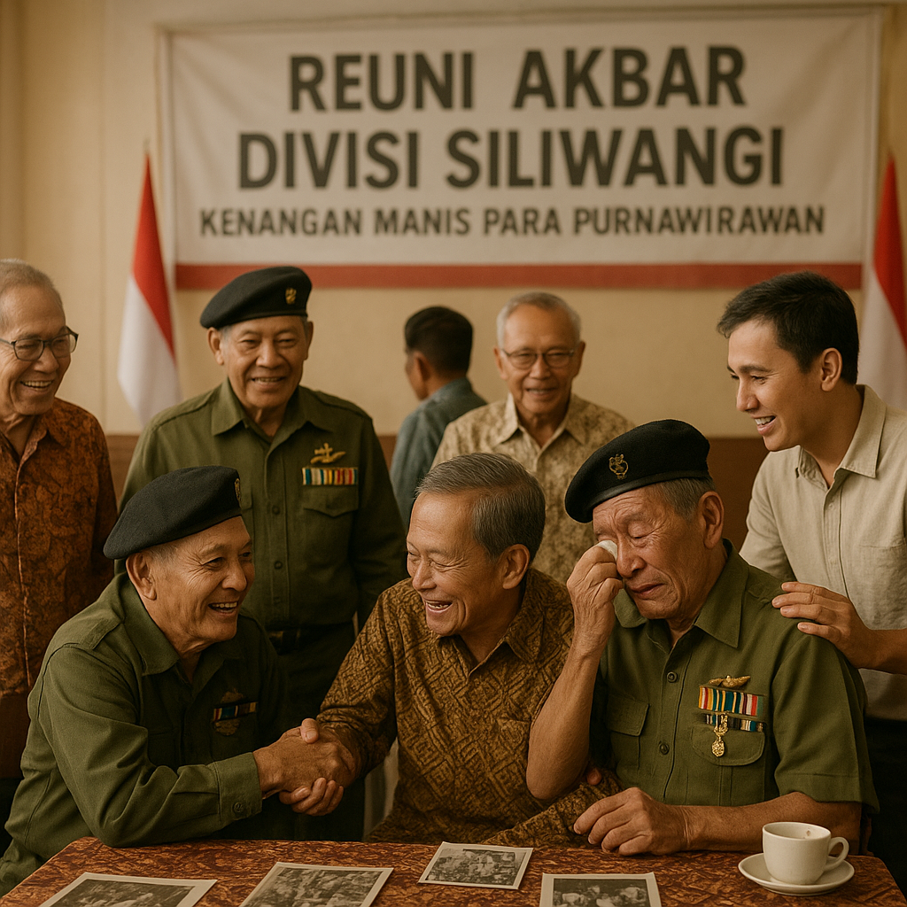 Reuni Akbar Divisi Siliwangi: Kenangan Manis Para Purnawirawan