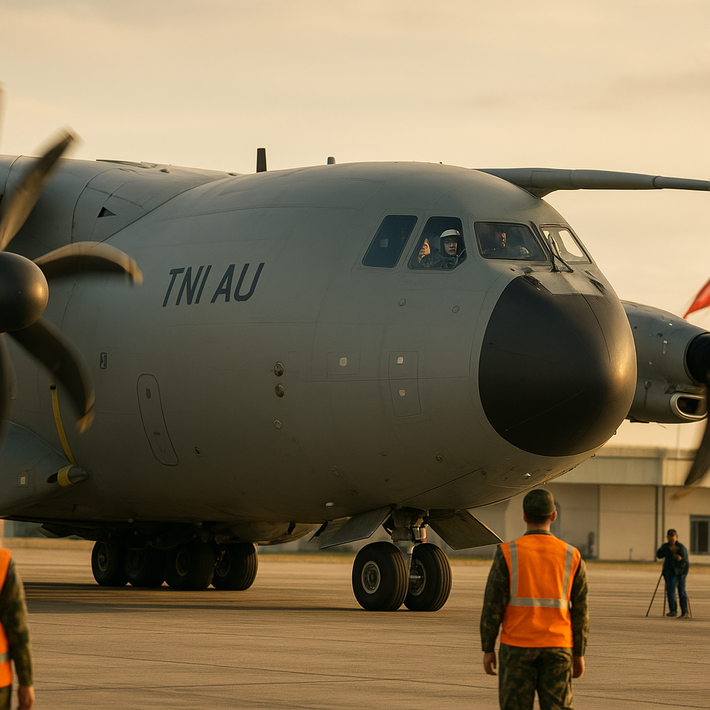 Pilot TNI AU Terbangkan Pesawat Militer Raksasa Airbus A400M Seperti Bawa Jet Tempur