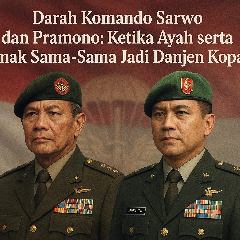 Darah Komando Sarwo dan Pramono: Ketika Ayah serta Anak Sama-Sama Jadi Danjen Kopassus