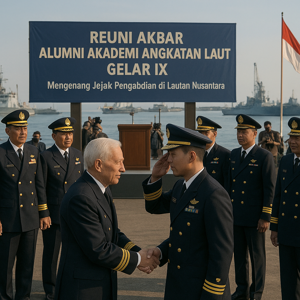 Reuni Akbar Alumni Akademi Angkatan Laut Gelar IX: Mengenang Jejak Pengabdian di Lautan Nusantara