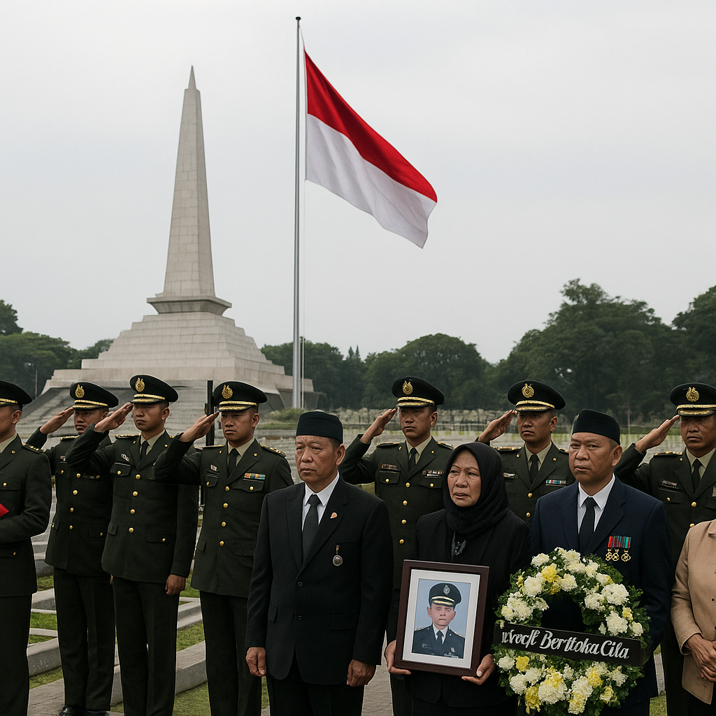 Upacara Penghormatan di TMP Kalibata untuk Purnawirawan yang Gugur dalam Operasi Seroja