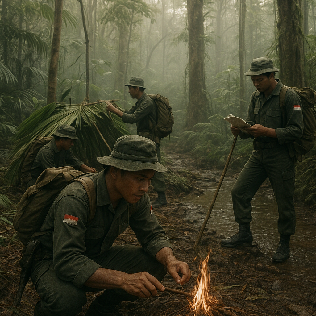 Cerita Purnawirawan TNI AD tentang Latihan 'Survival' di Hutan Kalimantan Tahun 1970