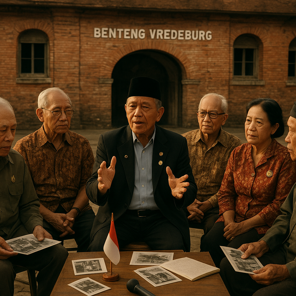 Napak Tilas Perjuangan di Benteng Vredeburg, Purnawirawan Yogyakarta Gelar Diskusi Sejarah