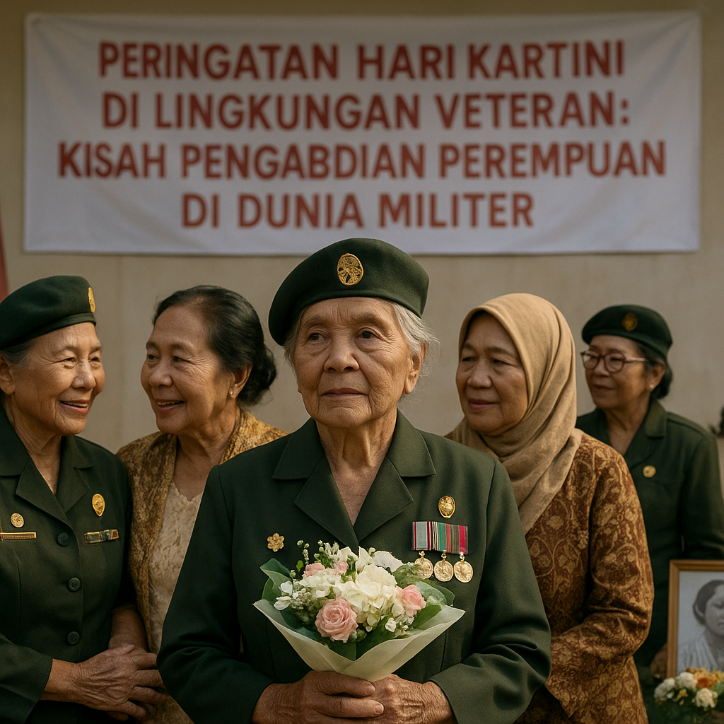 Peringatan Hari Kartini di Lingkungan Veteran: Kisah Pengabdian Perempuan di Dunia Militer