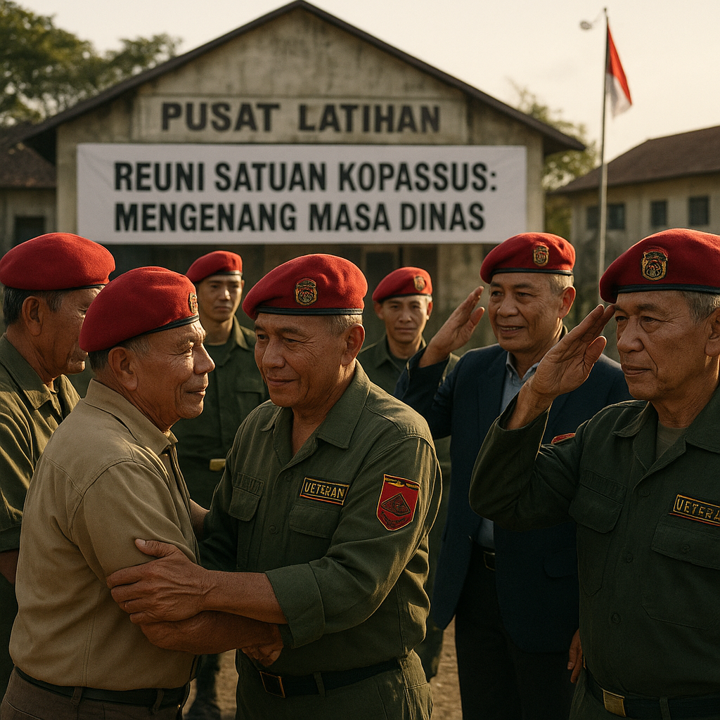 Reuni Satuan Kopassus: Mengenang Masa Dinas di Pusat Latihan