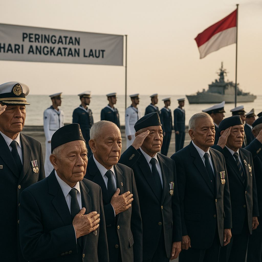 Peringatan Hari Angkatan Laut: Tradisi Korps TNI AL dihadiri Purnawirawan