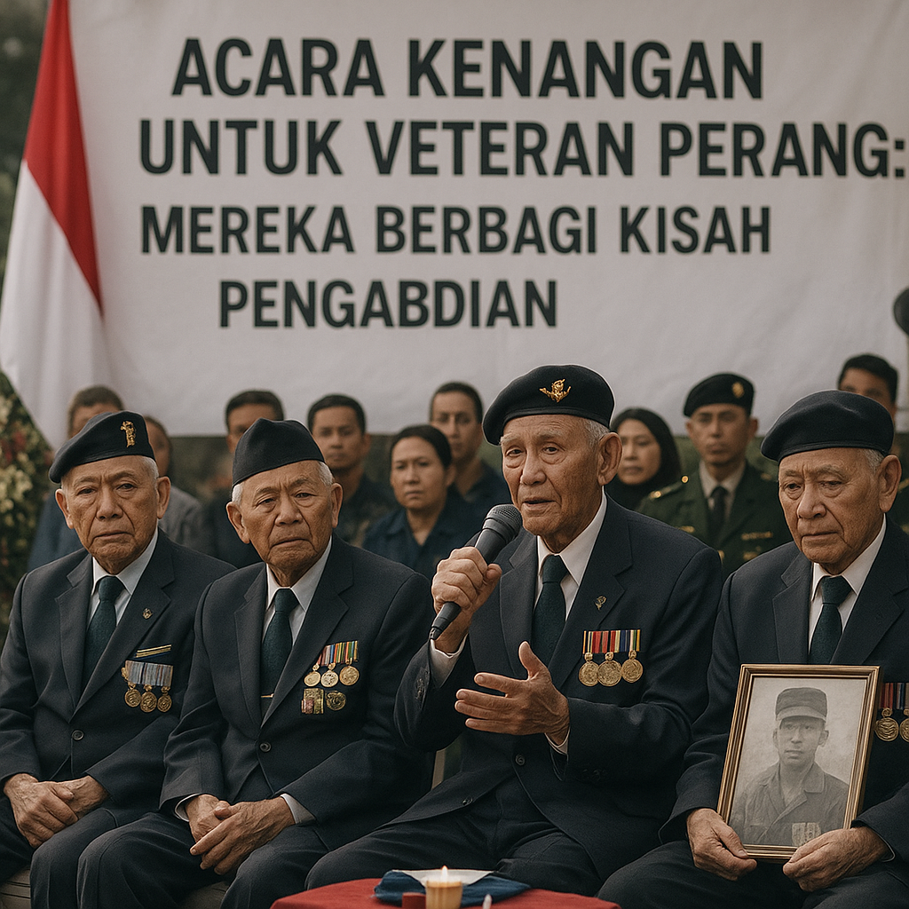 Acara Kenangan untuk Veteran Perang: Mereka Berbagi Kisah Pengabdian