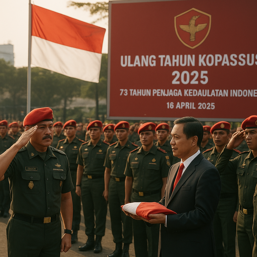 Ulang Tahun Kopassus 2025, 73 Tahun Pasukan Elite Penjaga Kedaulatan Indonesia