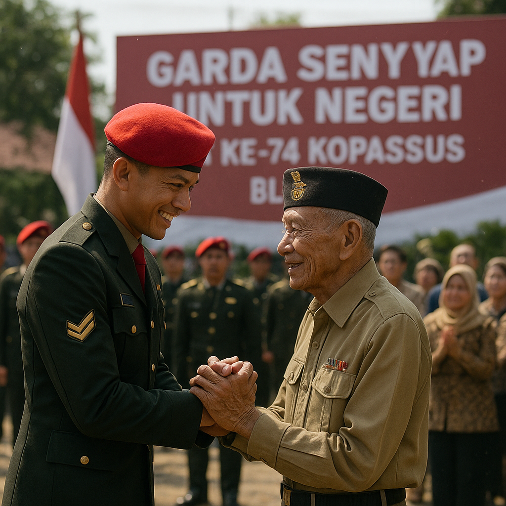 Garda Senyap untuk Negeri, HUT Ke-74 Kopassus di Blitar Perkuat Sinergi Prajurit dan Masyarakat