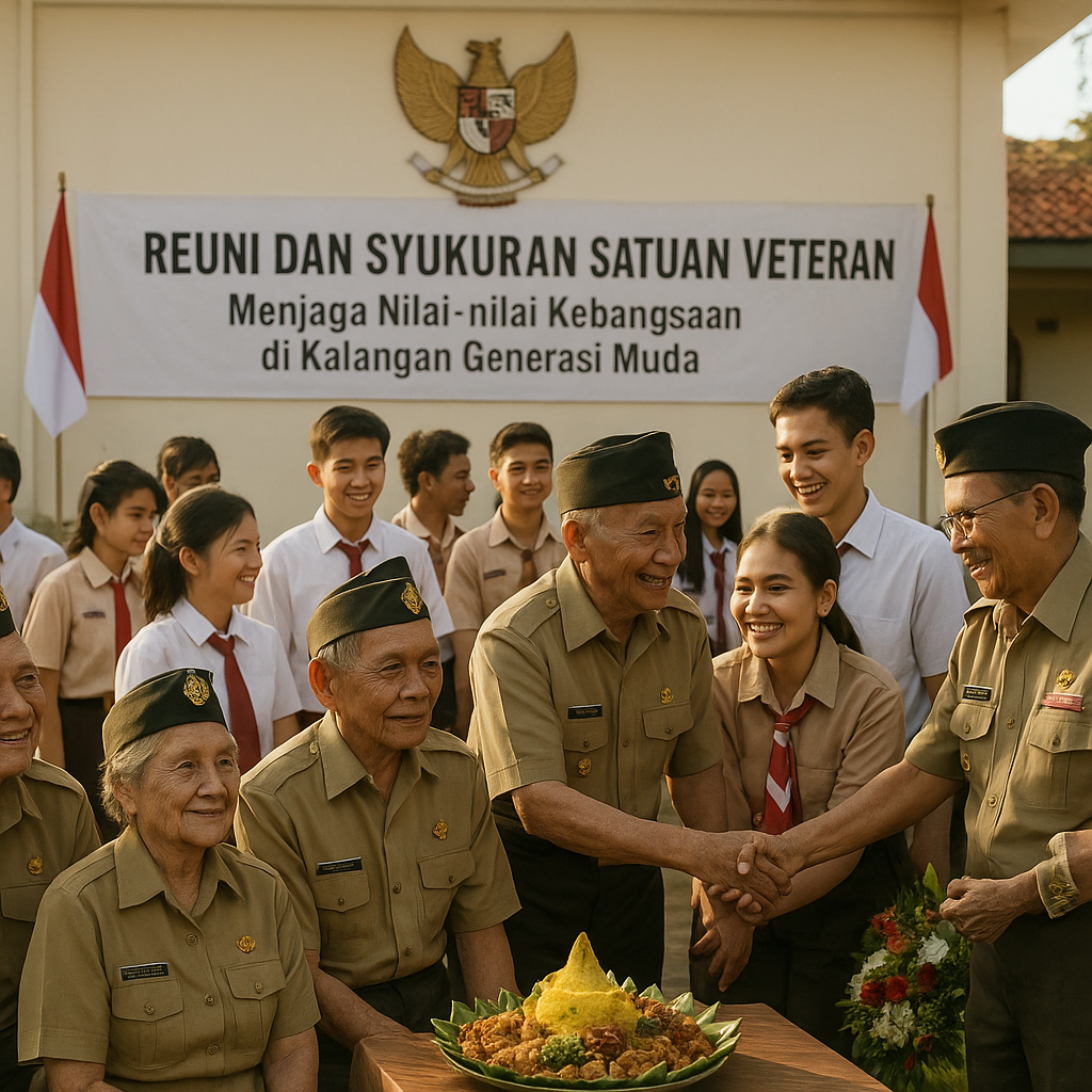 Reuni dan Syukuran Satuan Veteran: Menjaga Nilai-nilai Kebangsaan di Kalangan Generasi Muda