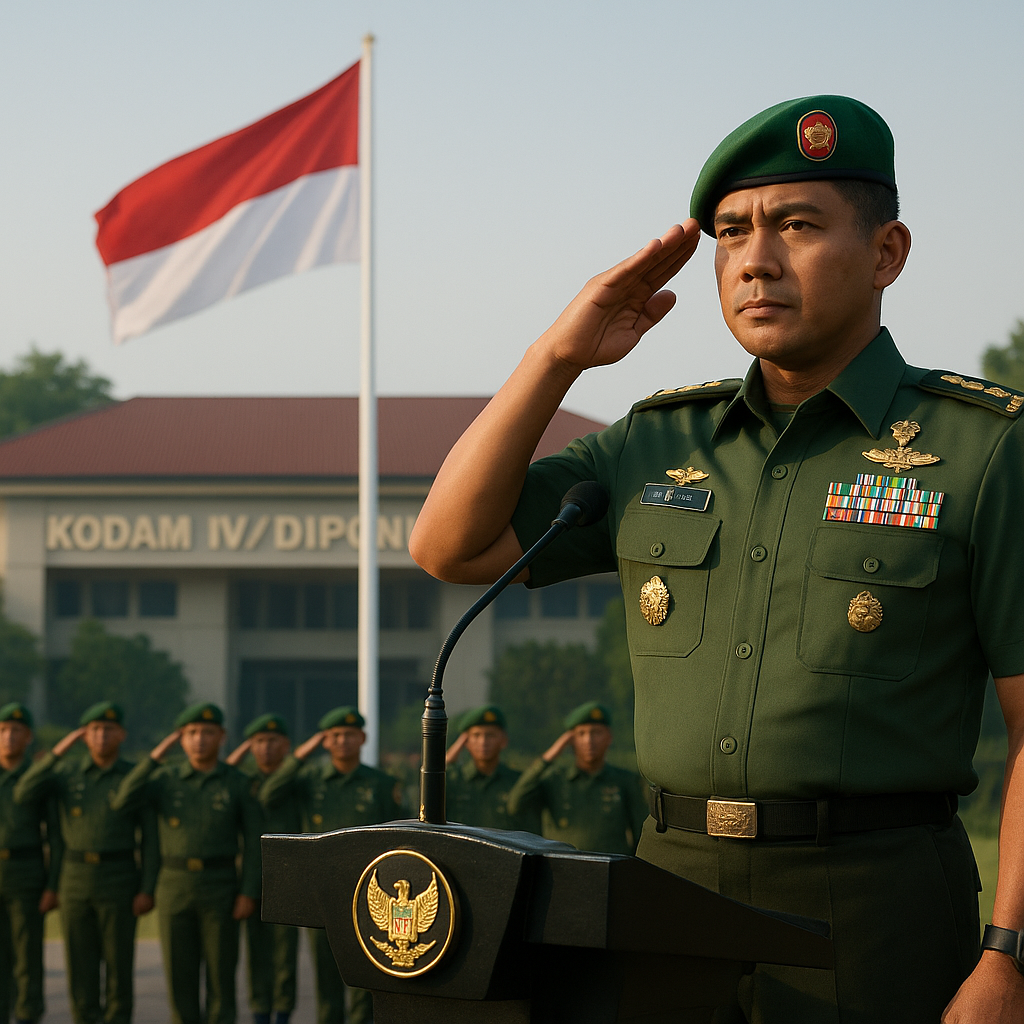 Pangdam IV/Diponegoro Dorong Prajurit Tetap Profesional, Adaptif dan Jaga Nama Baik TNI