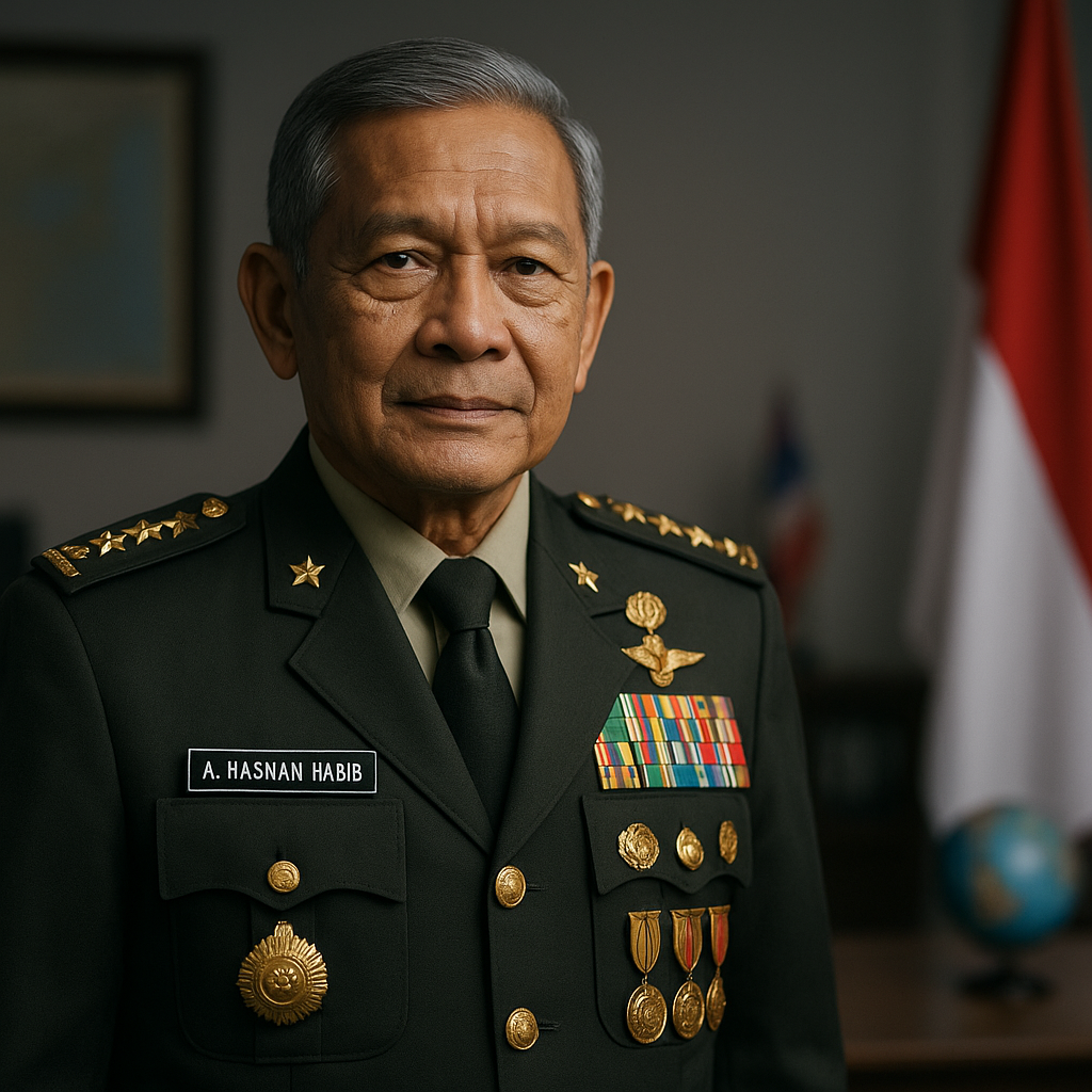 Profil Ksatria Tanpa Pamrih: Kisah Hidup Purnawirawan Jenderal TNI (HOR) A. Hasnan Habib, Sang Diplomat Militer