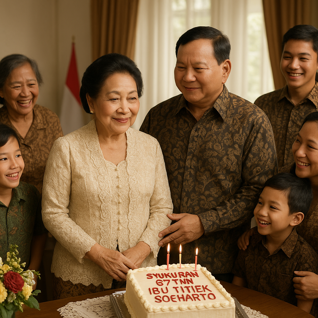 Momen Kebersamaan Keluarga Besar di Syukuran Ulang Tahun, Mengingatkan pada Tradisi Kekeluargaan di Satuan
