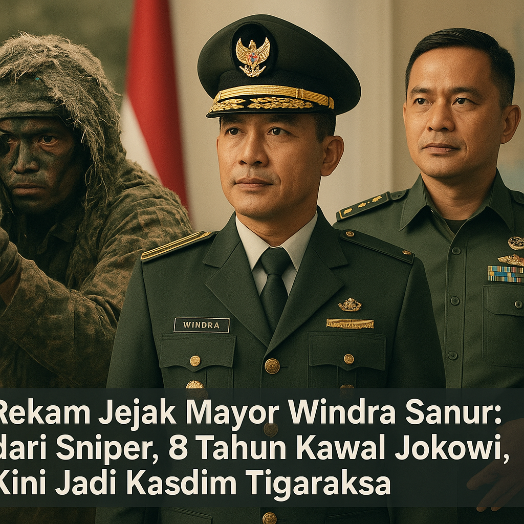 Rekam Jejak Mayor Windra Sanur: dari Sniper, 8 Tahun Kawal Jokowi, Kini Jadi Kasdim Tigaraksa