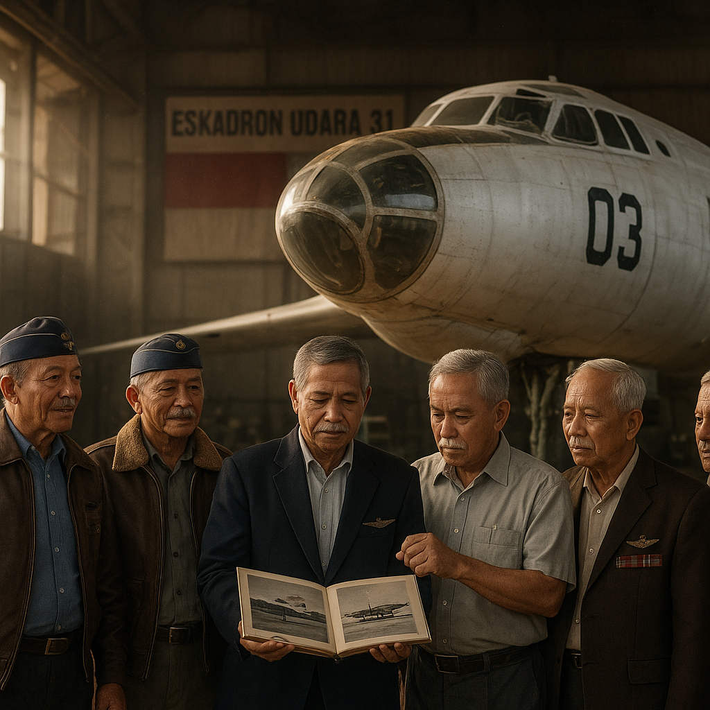 Kisah Kebanggaan Para Kapten Pesawat Tu-16 Eskadron Udara 31