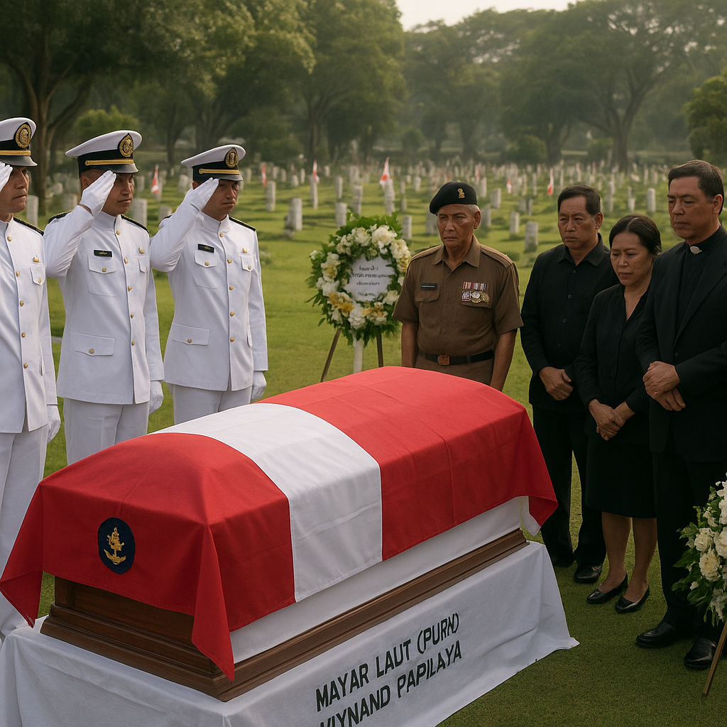 Purnawirawan TNI AL Elias Wynand Papilaya Wafat, Dimakamkan di TMP Pusara Bhakti Tanjungpinang