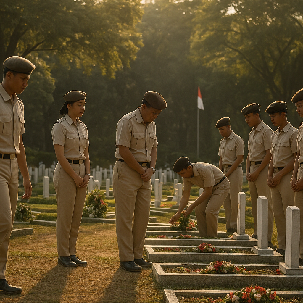 Praja IPDN Ziarah ke Makam Pahlawan, Ngabuburit Sambil Napak Tilas Perjuangan