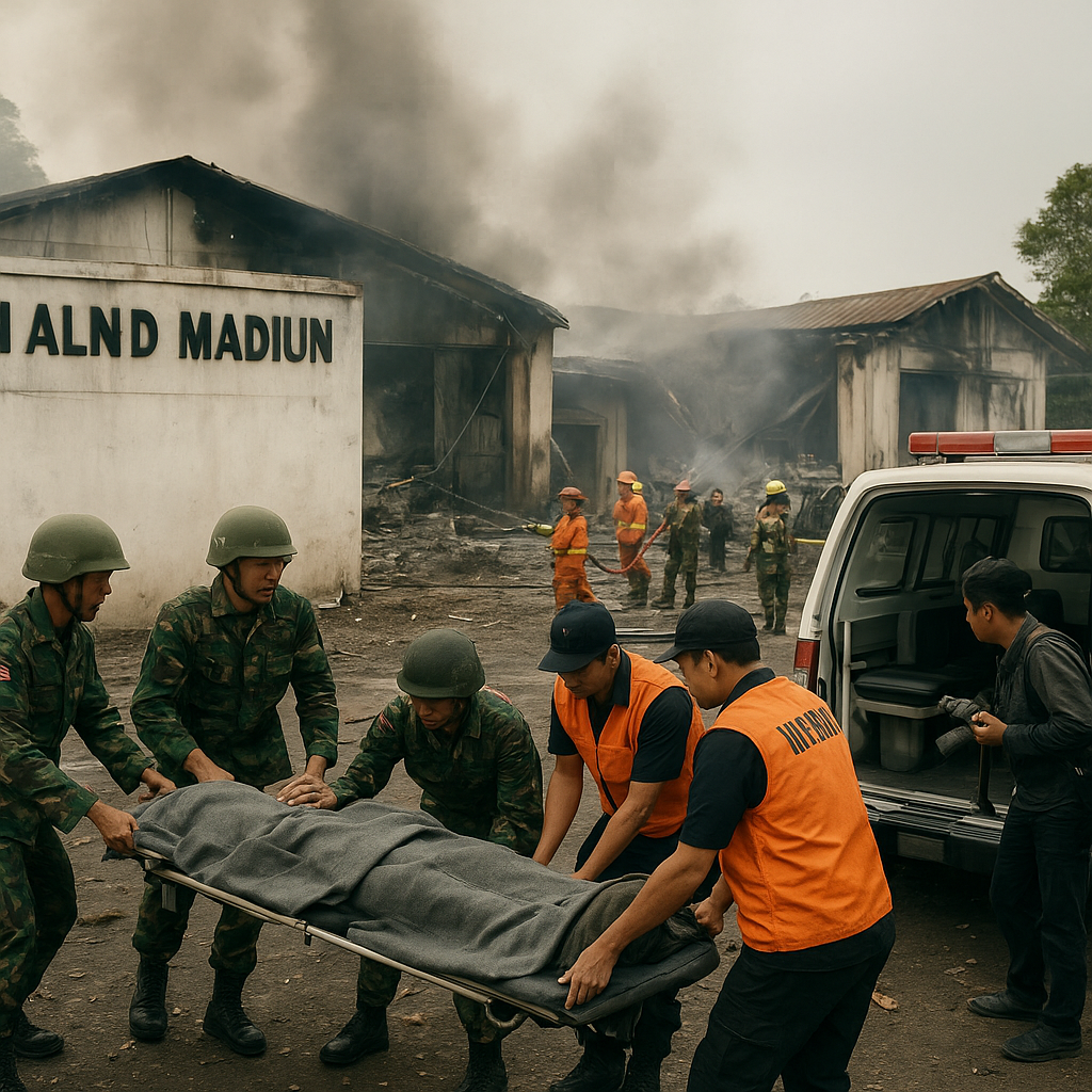 TNI: Ledakan di Puspalad Madiun Terjadi Saat Prajurit Periksa Amunisi