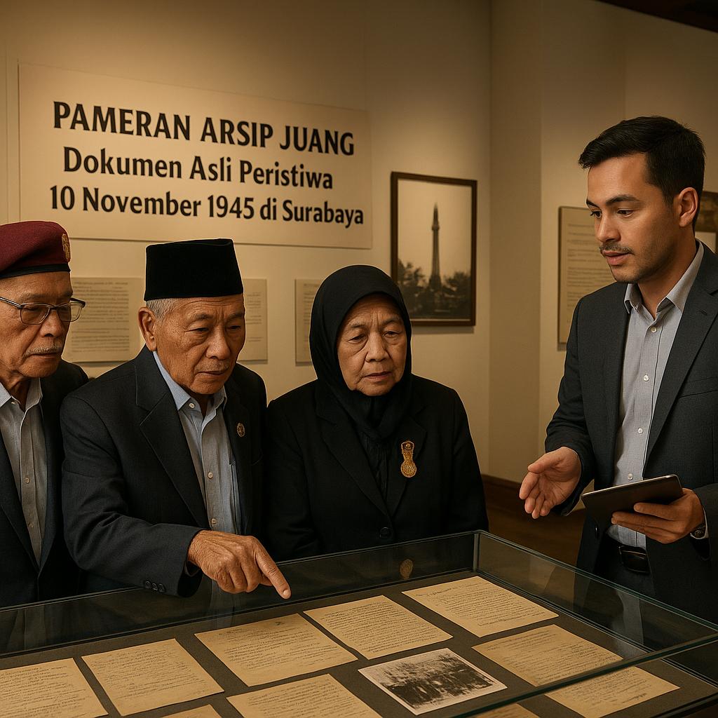 Pameran Arsip Juang: Dokumen Asli Peristiwa 10 November 1945 di Surabaya