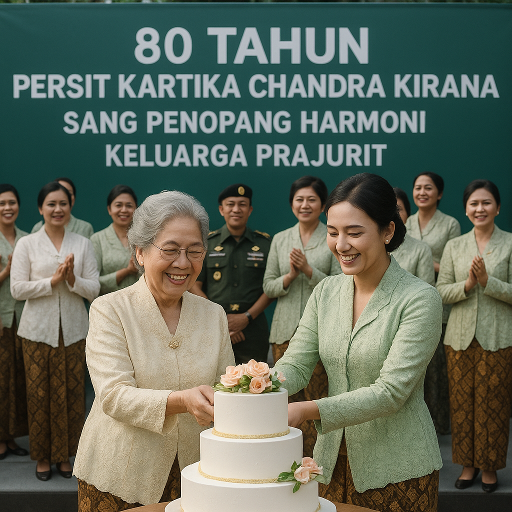 80 Tahun Persit Kartika Chandra Kirana: Sang Penopang Harmoni Keluarga Prajurit