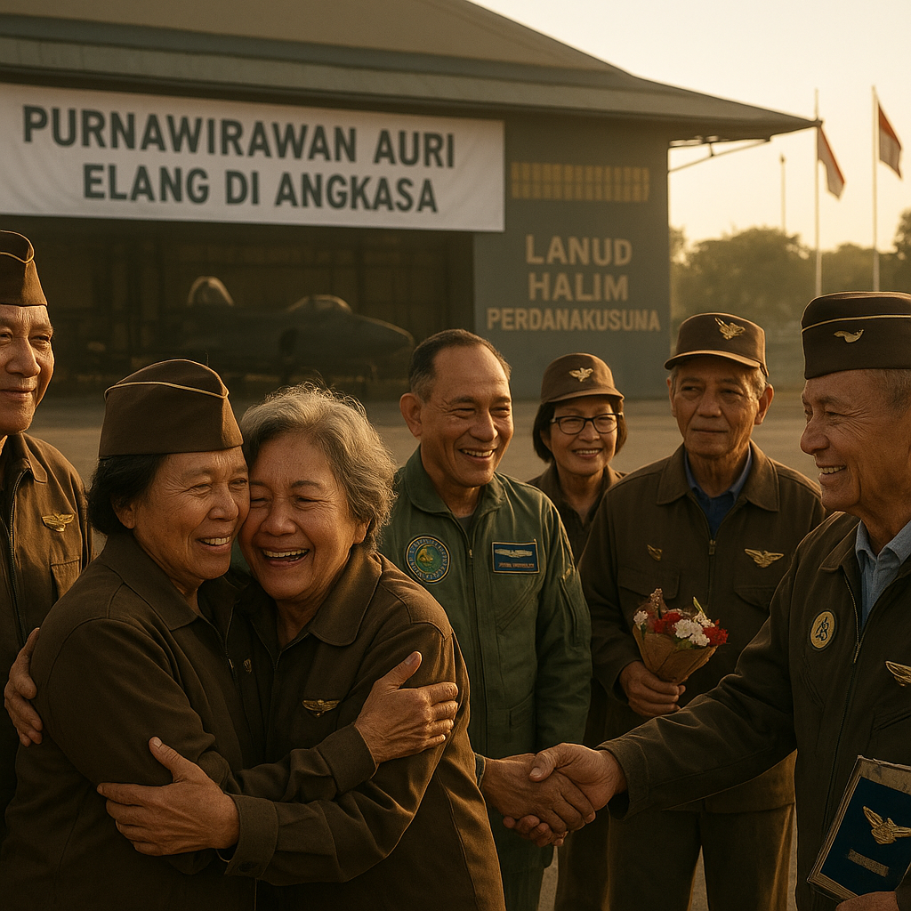 Purnawirawan AURI Kembali Berkumpul di Lanud Halim, Kenangi Masa Jaya sebagai 'Eagle of the Sky'