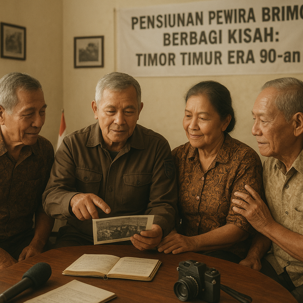 Pensiunan Perwira Polri Militer (Brimob) Berbagi Kisah Penugasan di Timor Timur Era 90-an