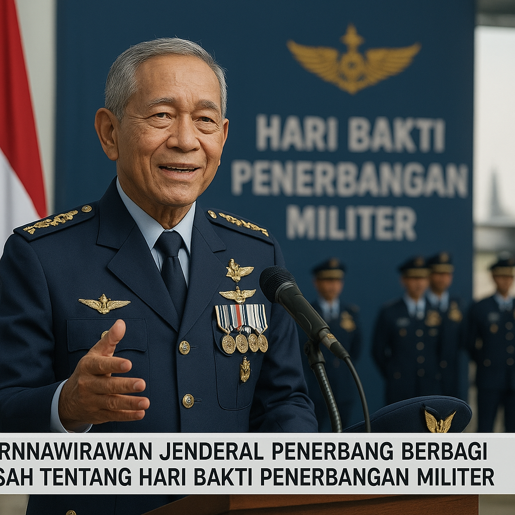 Purnawirawan Jenderal Penerbang Berbagi Kisah tentang Hari Bakti Penerbangan Militer