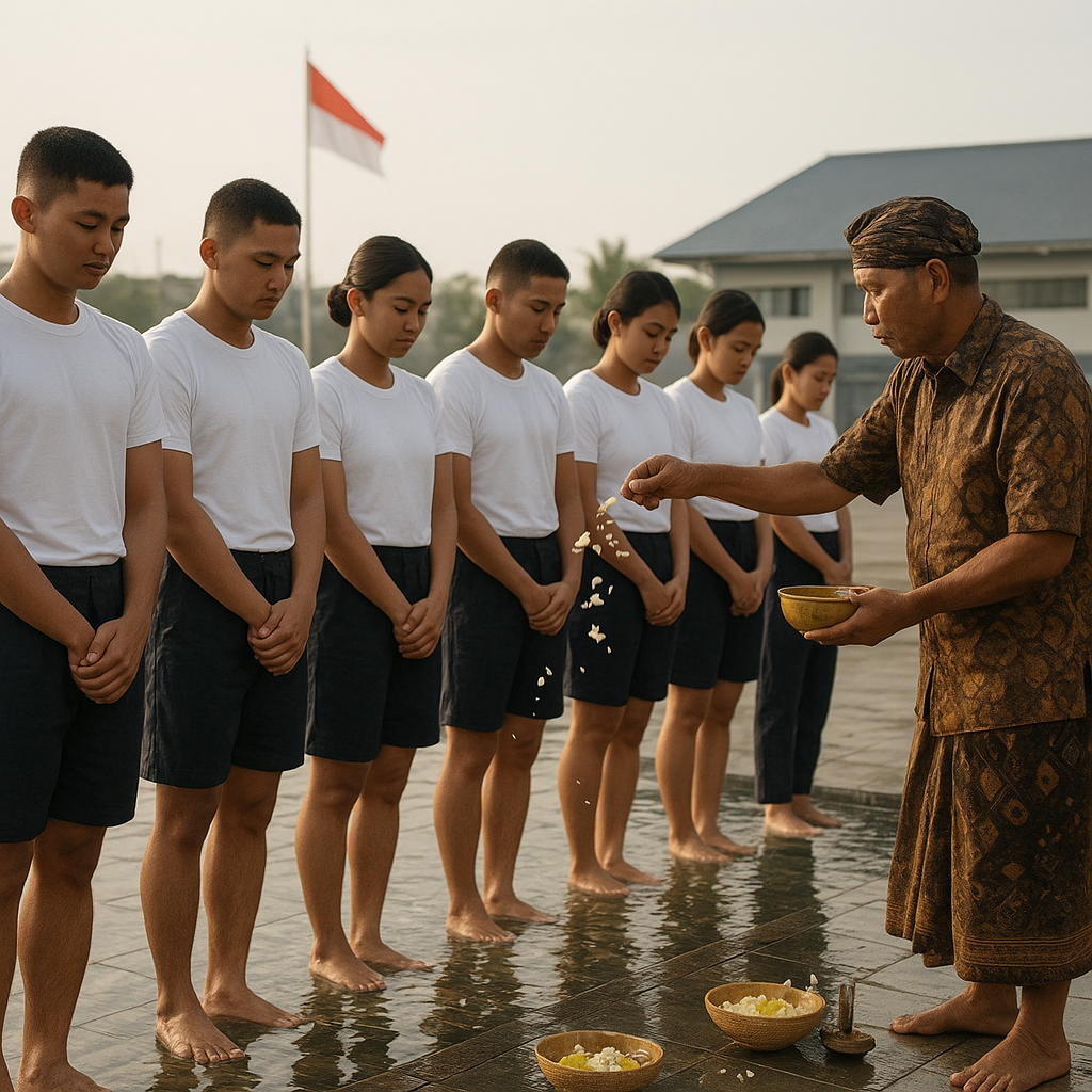 Upacara Tradisi 'Mandi Kembang' Bagi Calon Prajurit TNI AL, Penyucian Diri Sebelum Mengabdi