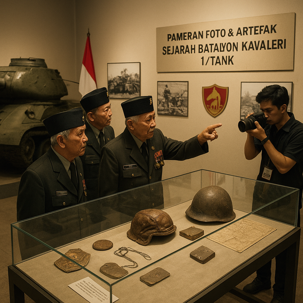 Pameran Foto & Artefak Sejarah Batalyon Kavaleri 1