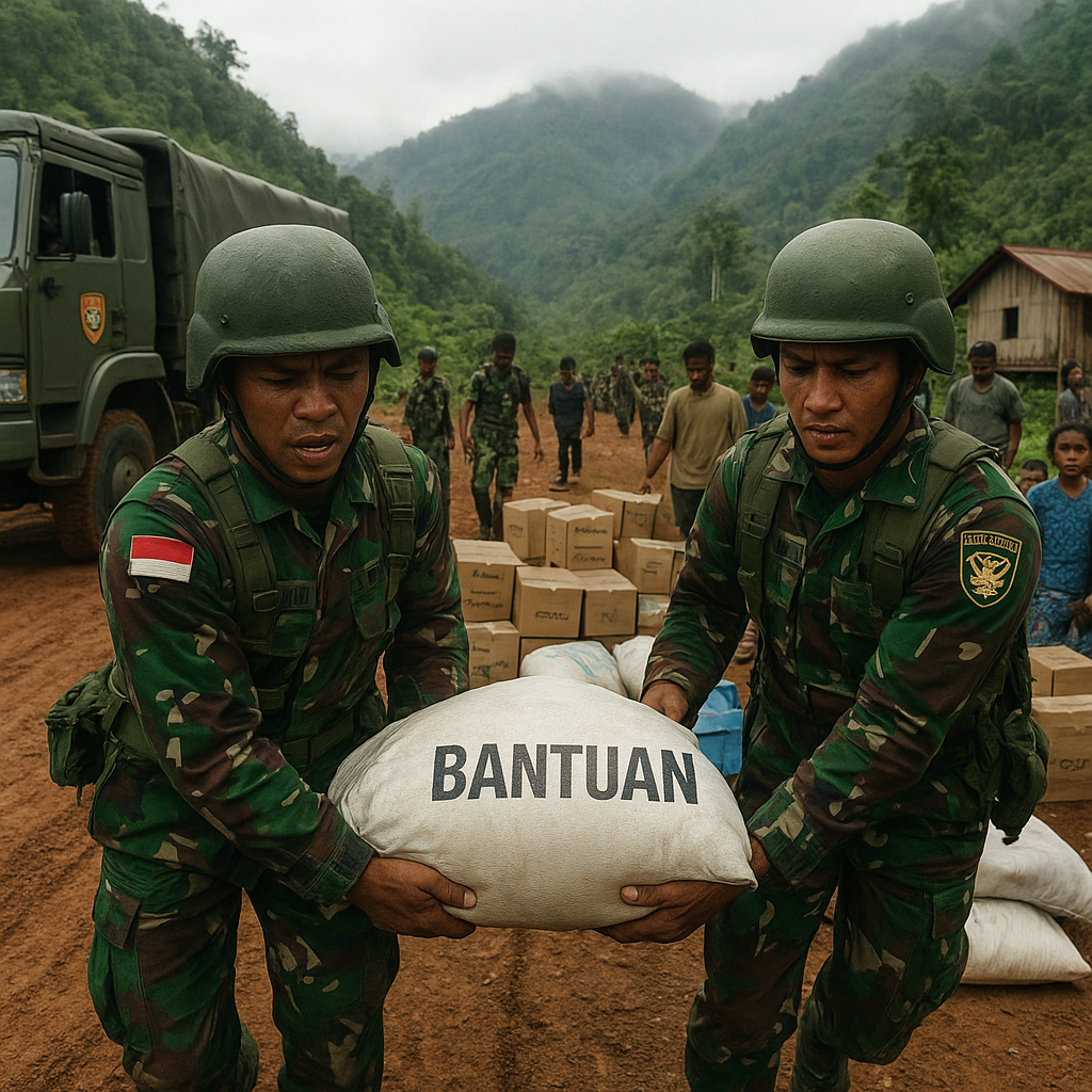 Dedikasi di Medan Terjal: Koops Habema Salurkan Bantuan untuk Warga Papua di Tengah Keterbatasan