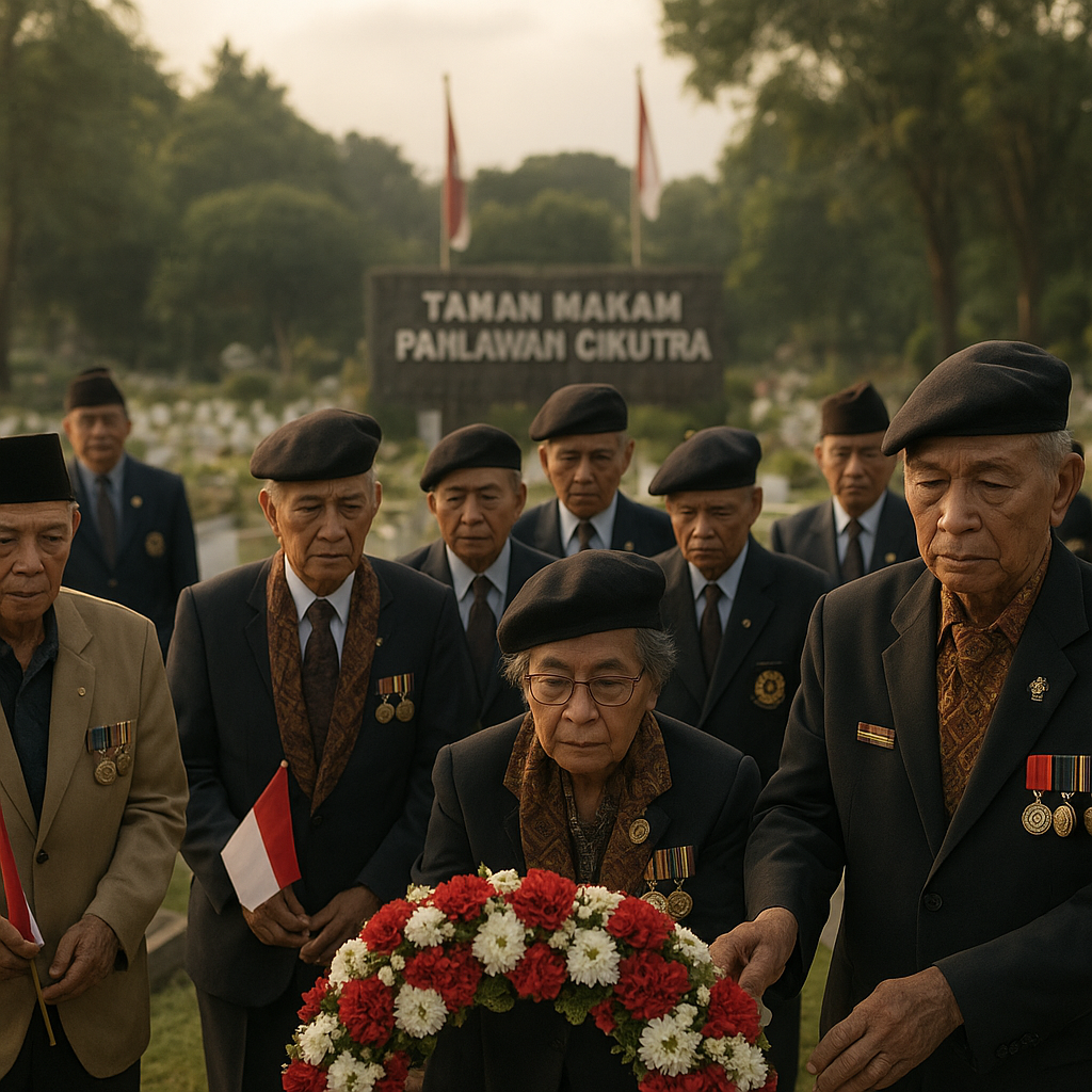 Ziarah ke TMP Cikutra oleh Veteran Kavaleri, Mengenang Pertempuran di Front Timur