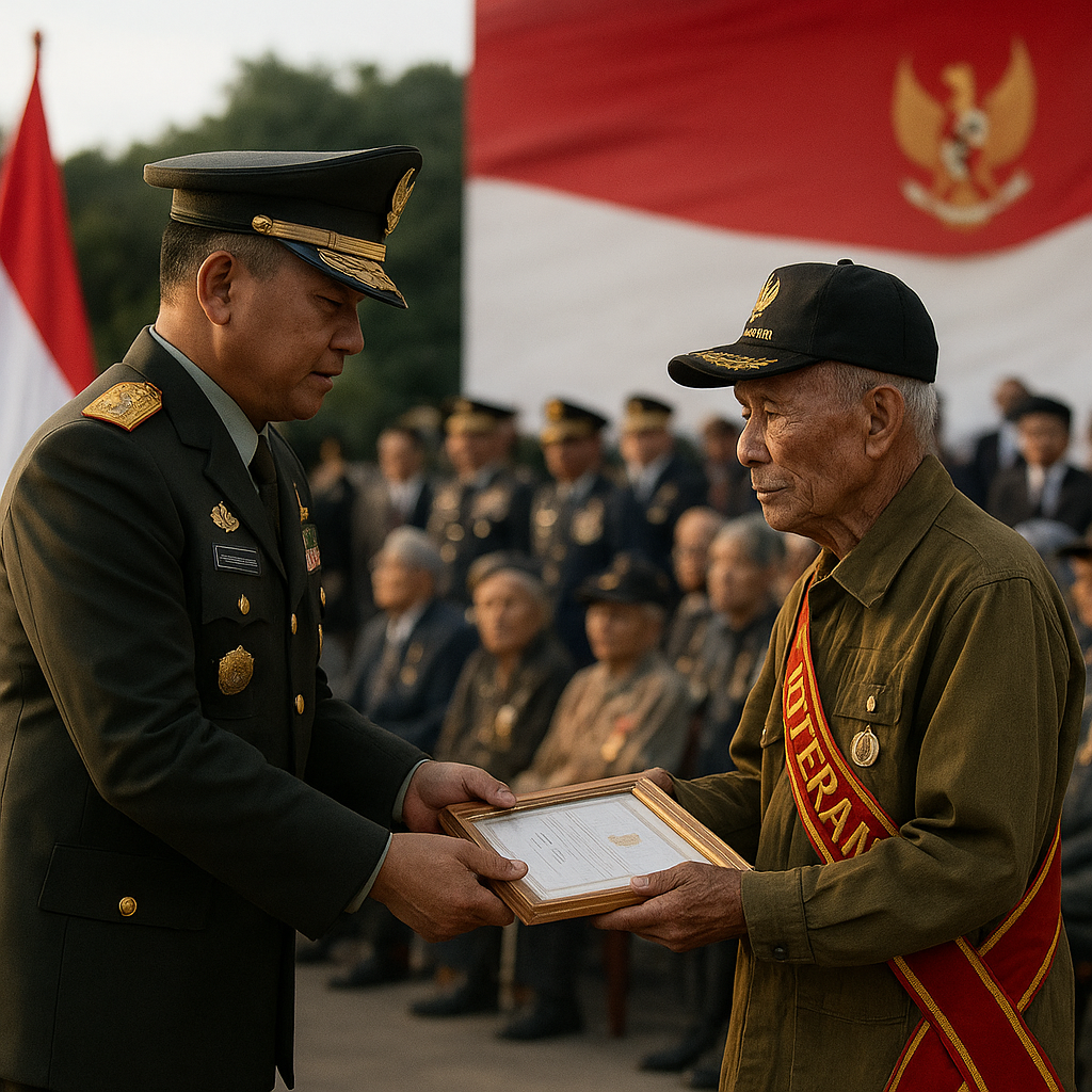 Panglima TNI Berikan Penghargaan kepada 25 Veteran Pejuang Kemerdekaan