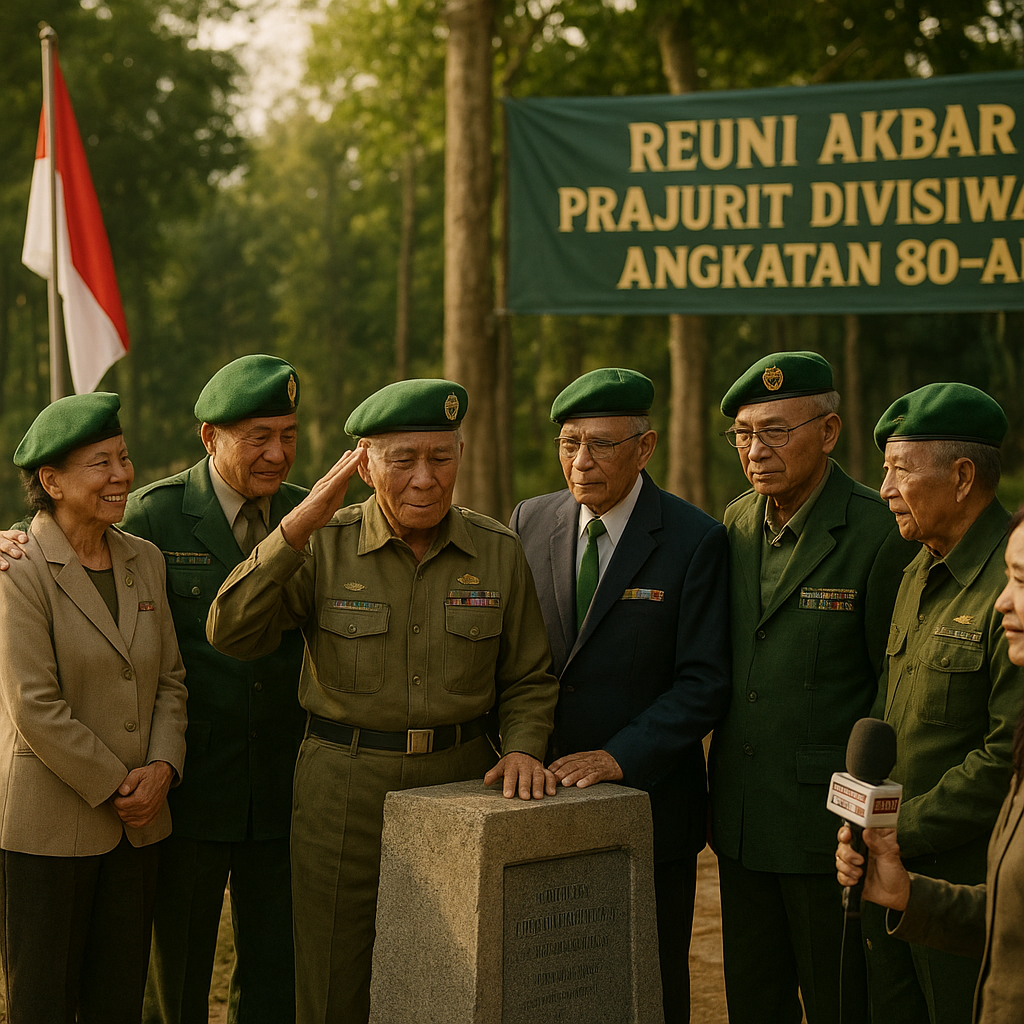 Napak Tilas Jejak Sejarah, Reuni Akbar Prajurit Divisi Siliwangi Angkatan 80-an