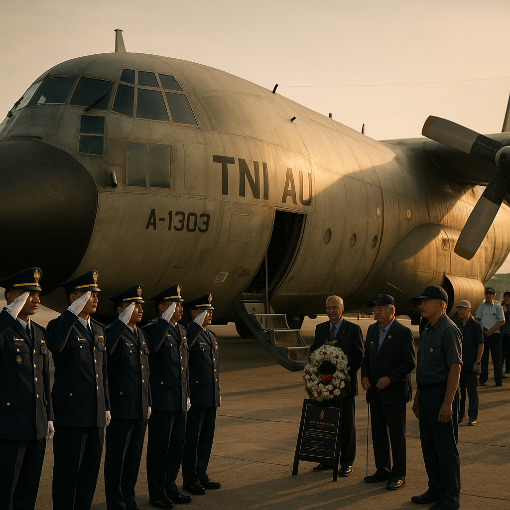 Kisah Pengabdian Hercules C-130B Alfa-1303: Pesawat Legendaris TNI AU Akhiri Tugas Setelah 64 Tahun
