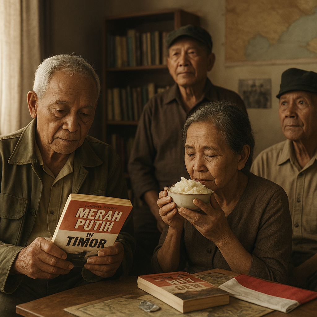 Aroma Nasi Ransum hingga Adu Nyali, Kisah Saksi Hidup Operasi Seroja Berbagi Kenangan di Buku 'Merah Putih di Timor'