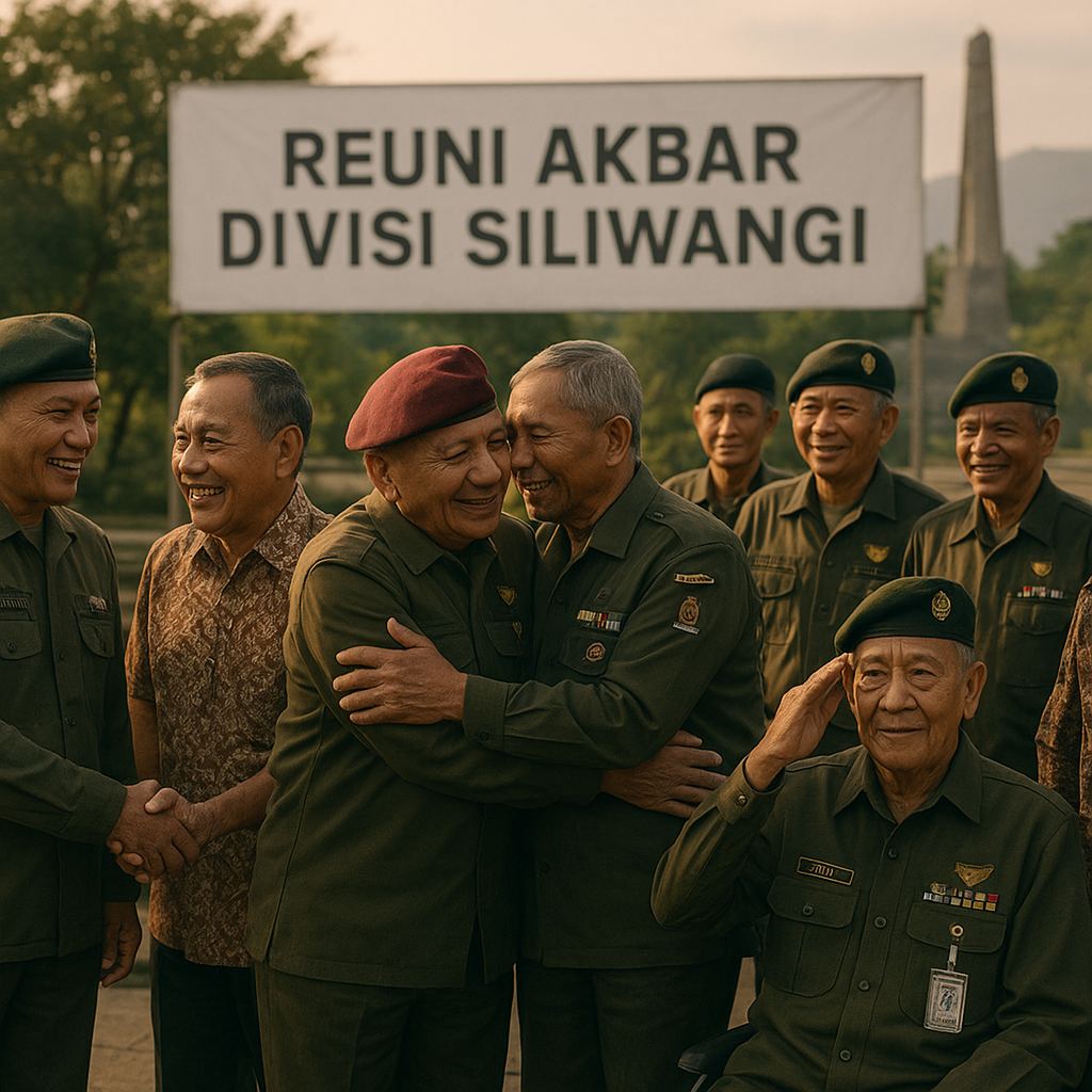 Reuni Akbar Divisi Siliwangi, Kumpulnya Para 'Macan' dari Berbagai Generasi