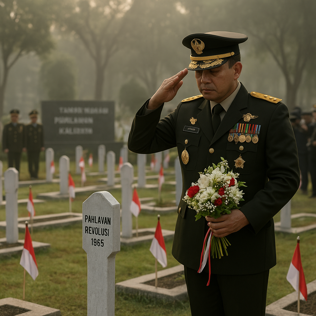 Panglima TNI Ziarah ke TMP Kalibata, Kenang Jasa Pahlawan Revolusi 1965