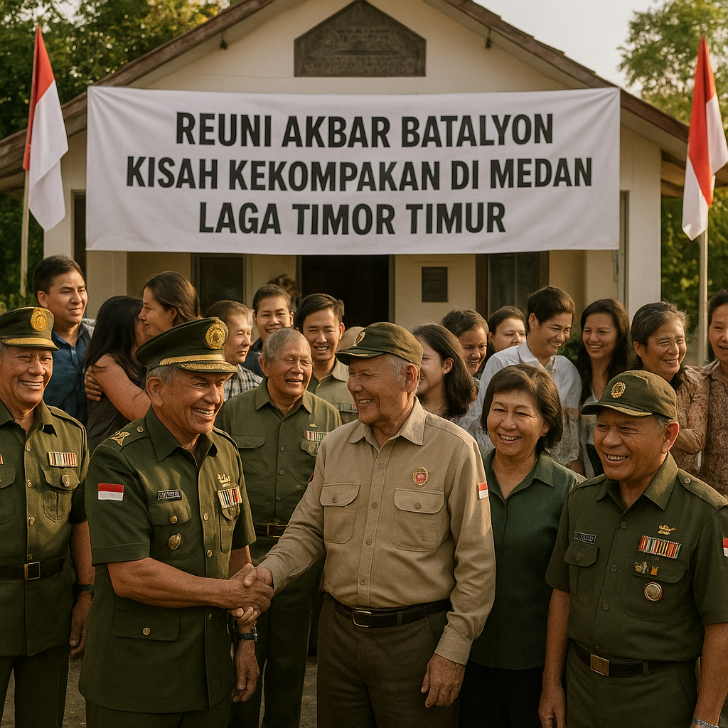 Reuni Akbar Batalyon 530, Kisah Kekompakan di Medan Laga Timor Timur