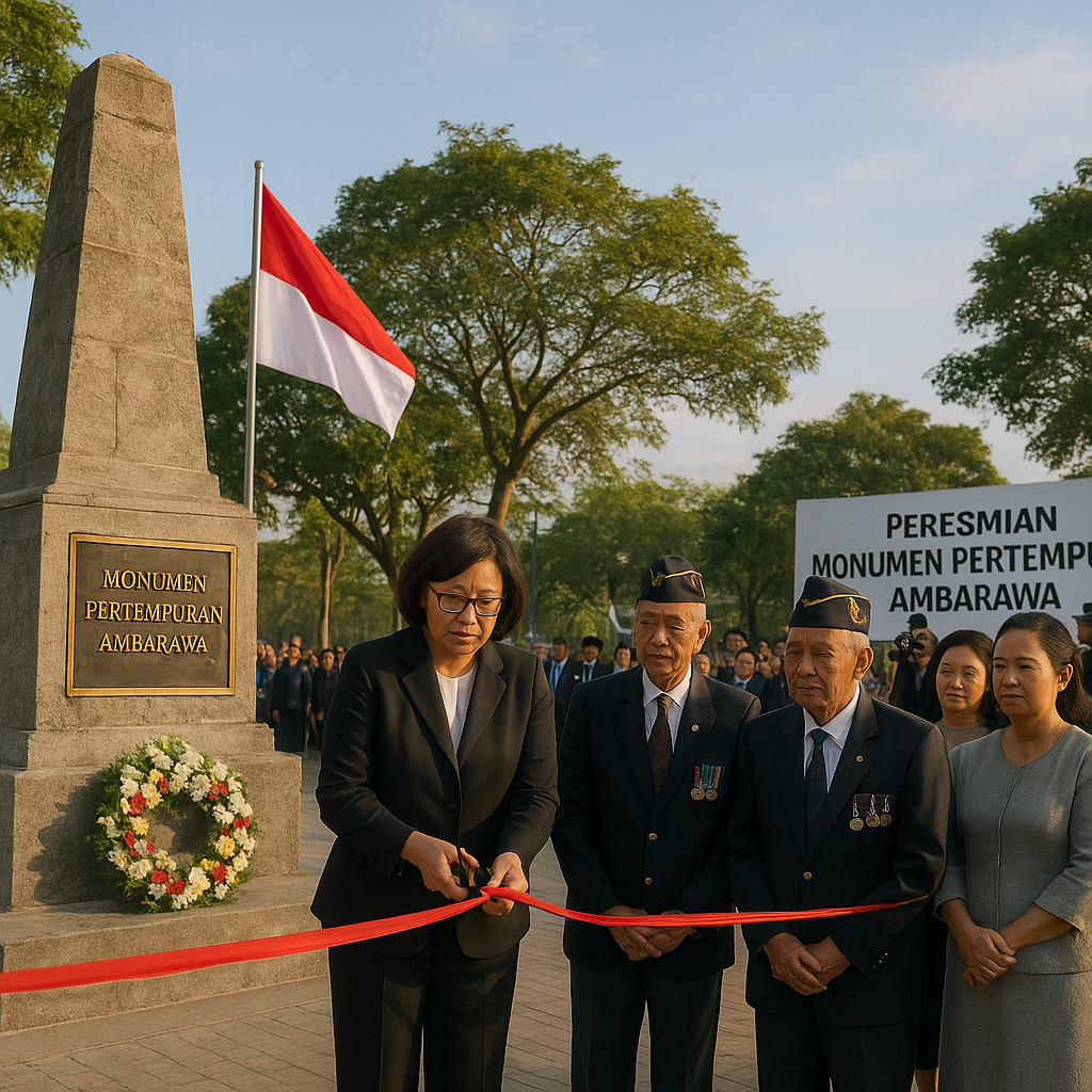 Renovasi dan Peresmian Monumen Pertempuran Ambarawa oleh Keluarga Veteran