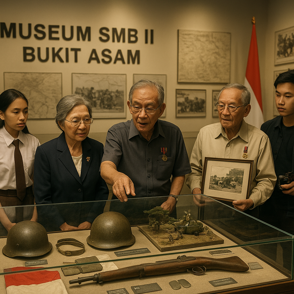 Peninggalan Bersejarah di Museum SMB II Bukit Asam Jadi Media Edukasi Sejarah Militer