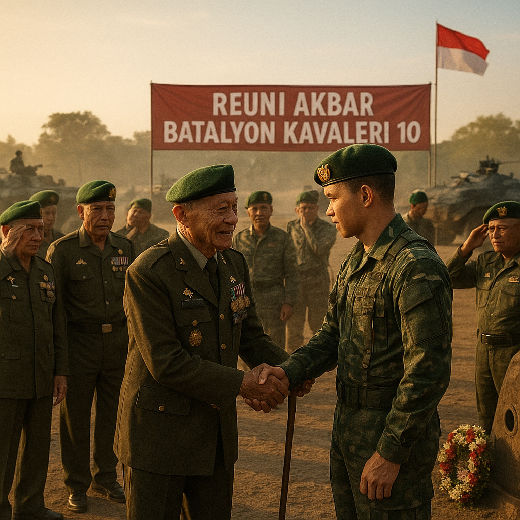 Reuni Akbar Batalyon Kavaleri 10, Kembali ke Medan Latihan Tempur