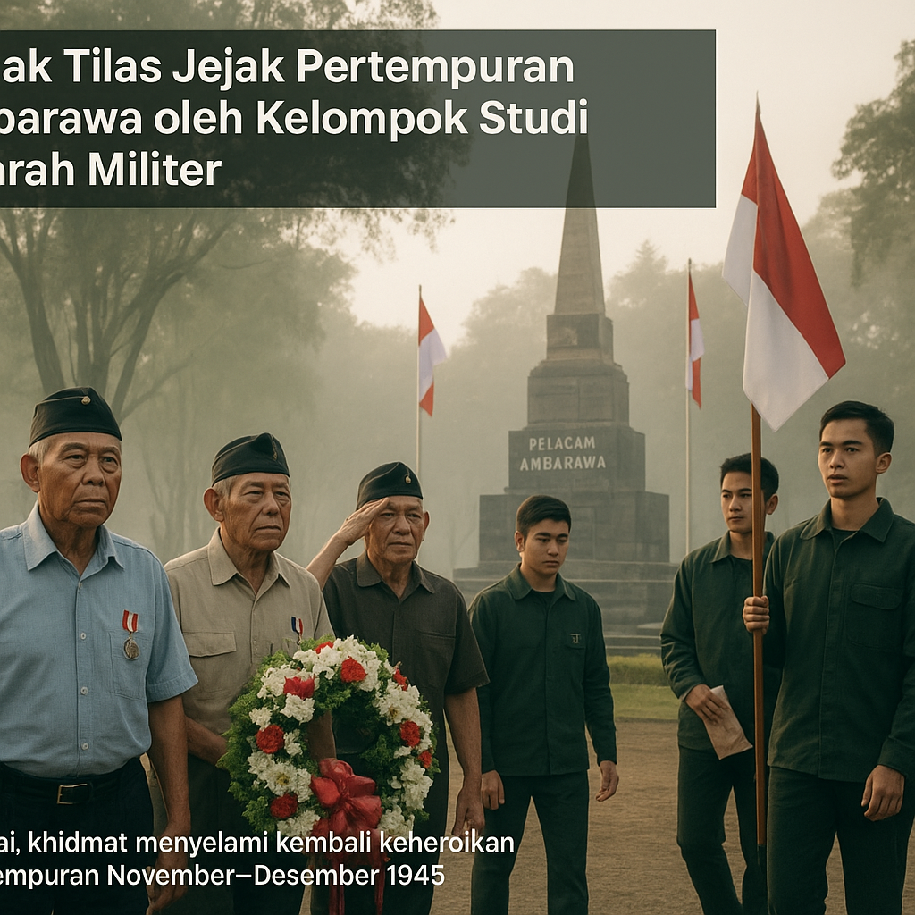 Napak Tilas Jejak Pertempuran Ambarawa oleh Kelompok Studi Sejarah Militer