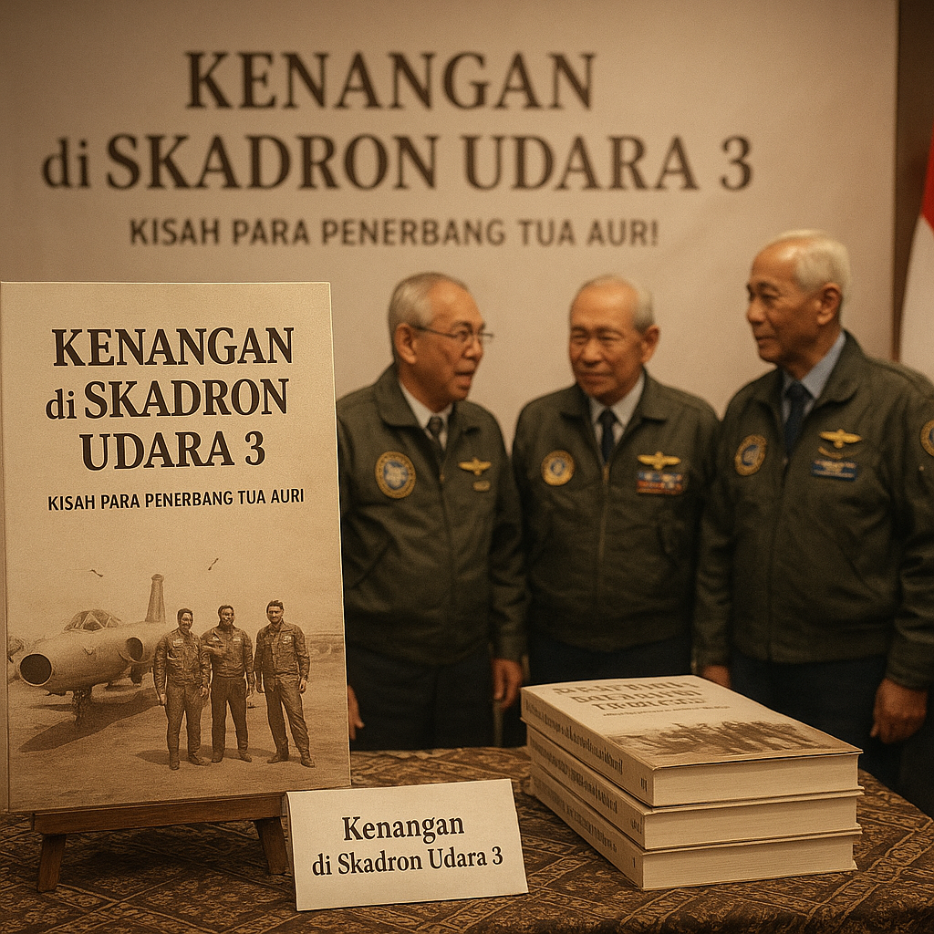 Peluncuran Buku 'Kenangan di Skadron Udara 3', Kisah Para Penerbang Tua AURI