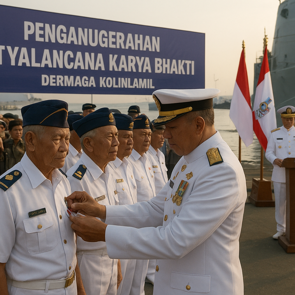 Penganugerahan Satyalancana Karya Bhakti bagi 150 Purnawirawan TNI AL
